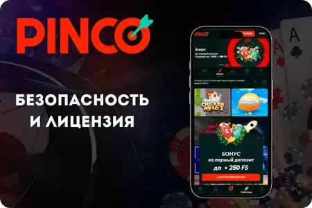 Безопасность и лицензия приложения Pinco